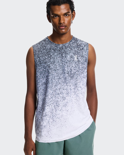 On Court Tank Fade Thistle | White
