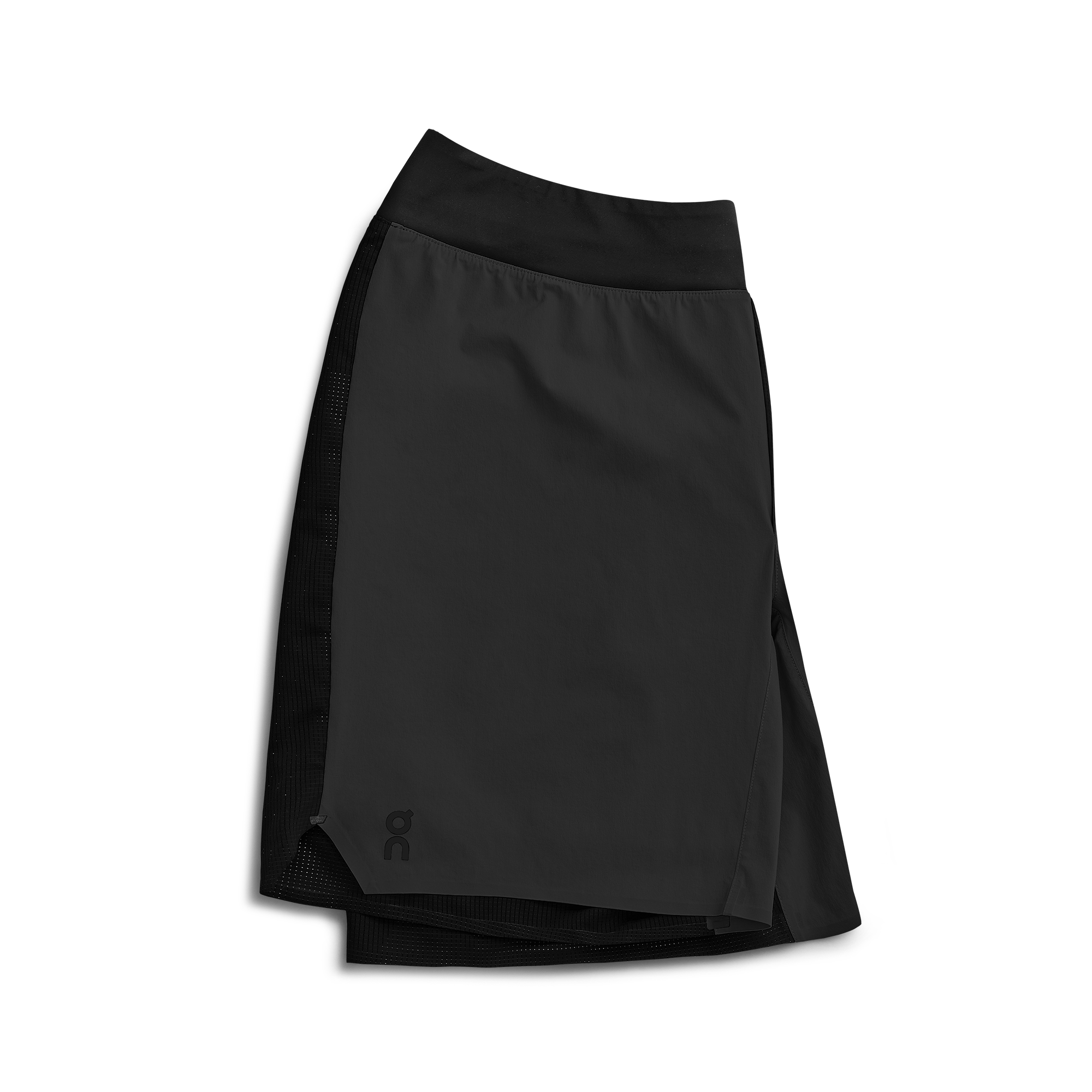 on lightweight shorts Black