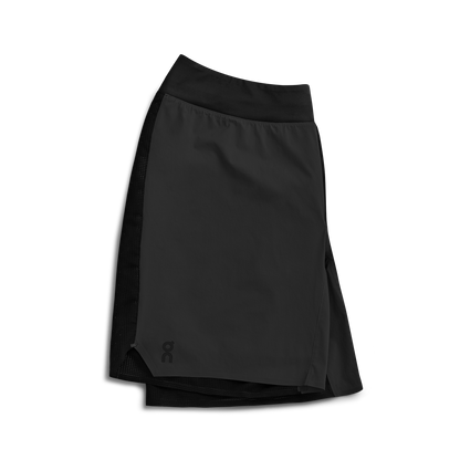 on lightweight shorts Black