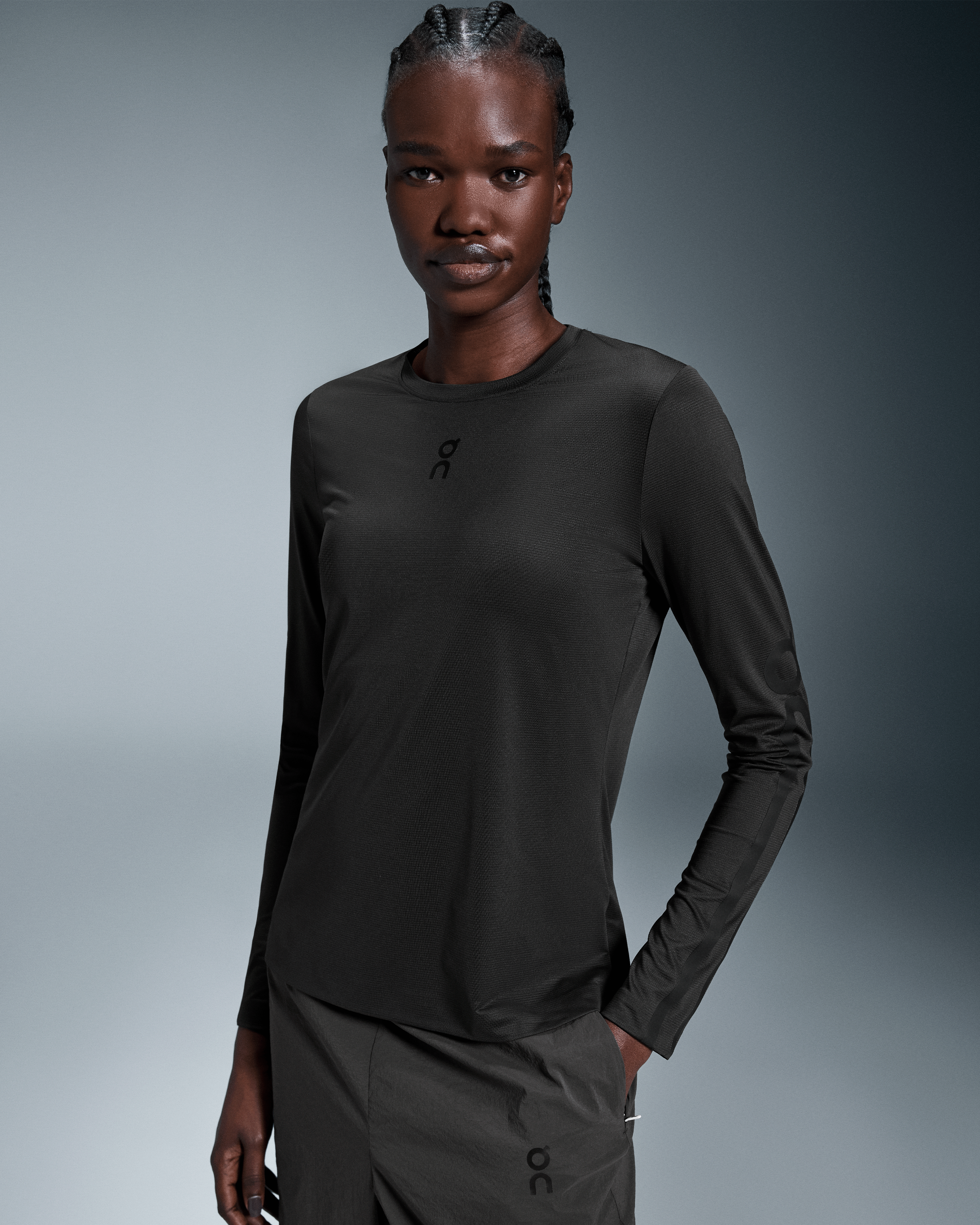 On Core Long-T Ikon Black (Women'S)