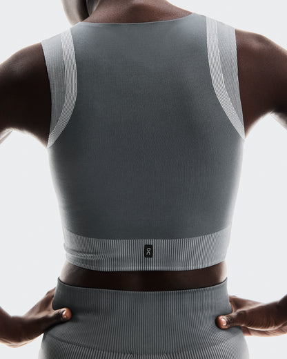 On Studio Knit Crop Rock | Glacier (Women'S)