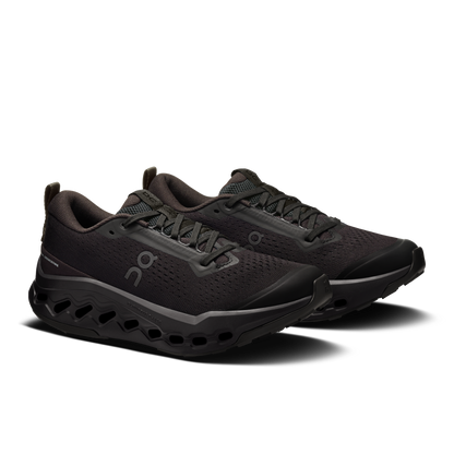 on running cloudsurfer trail 2 black (women's)
