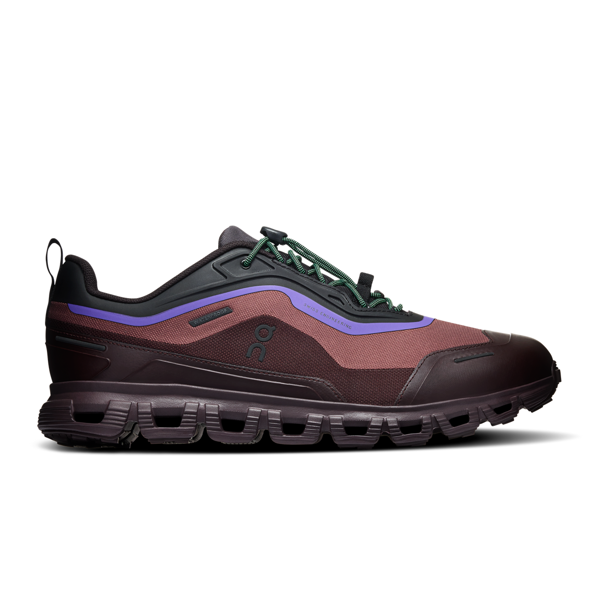 On Cloud 6 Geo Waterproof Black Tyrian