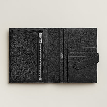  Hermes Bearn Compact Wallet Noir