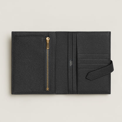  Hermes Bearn Compact Wallet Noir