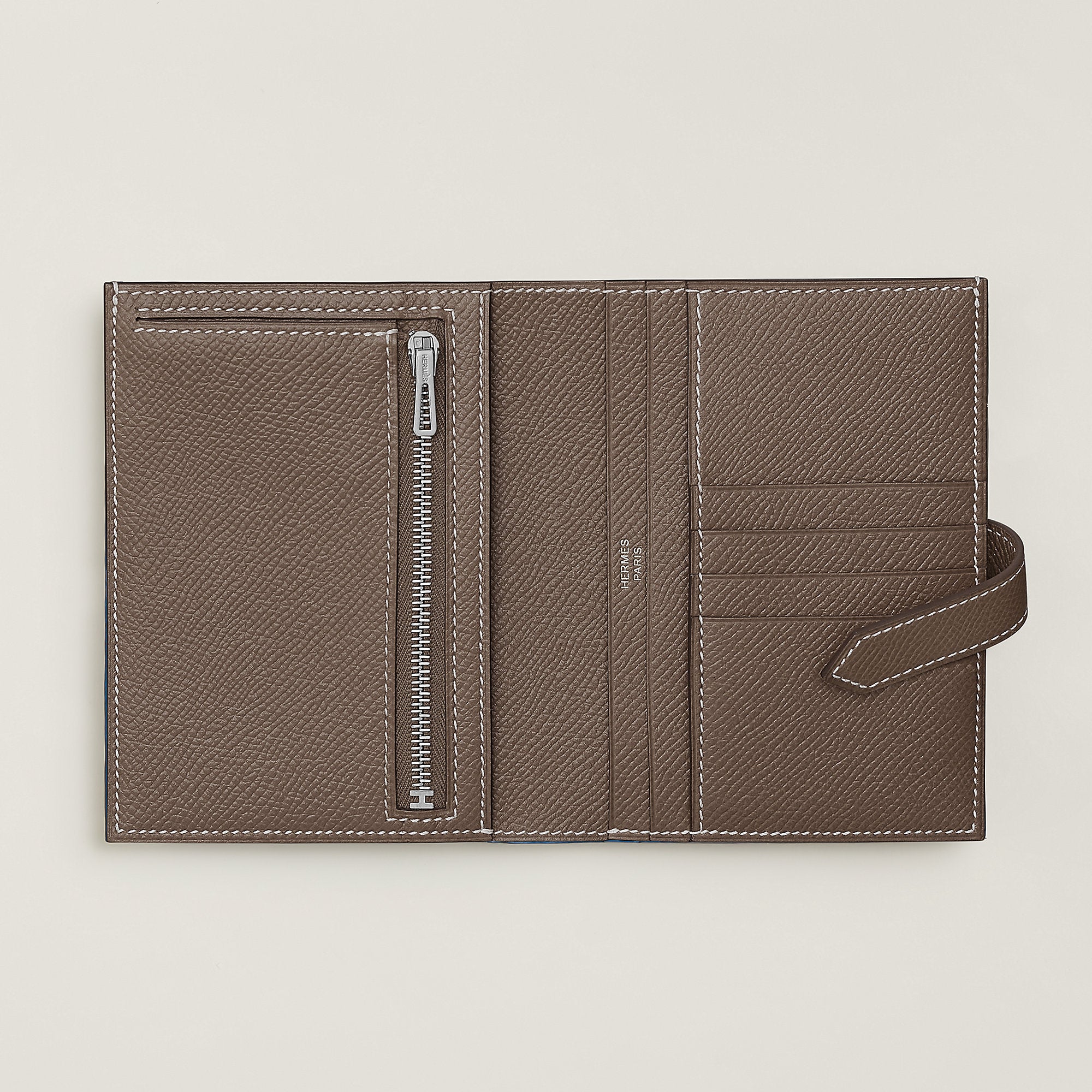  Hermes Bearn Compact Wallet Noir