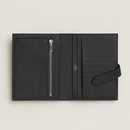 Hermes Bearn Compact Wallet Noir