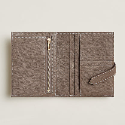  Hermes Bearn Compact Wallet Toupe