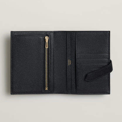  Hermes Bearn Compact Wallet Noir