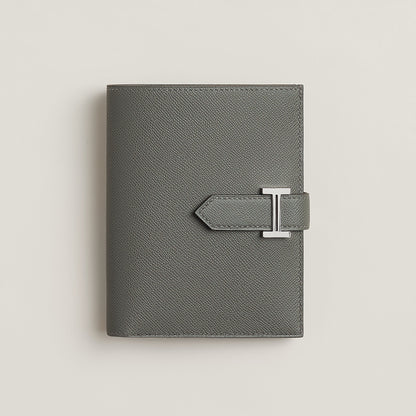  Hermes Bearn Compact Wallet Gris Meyer