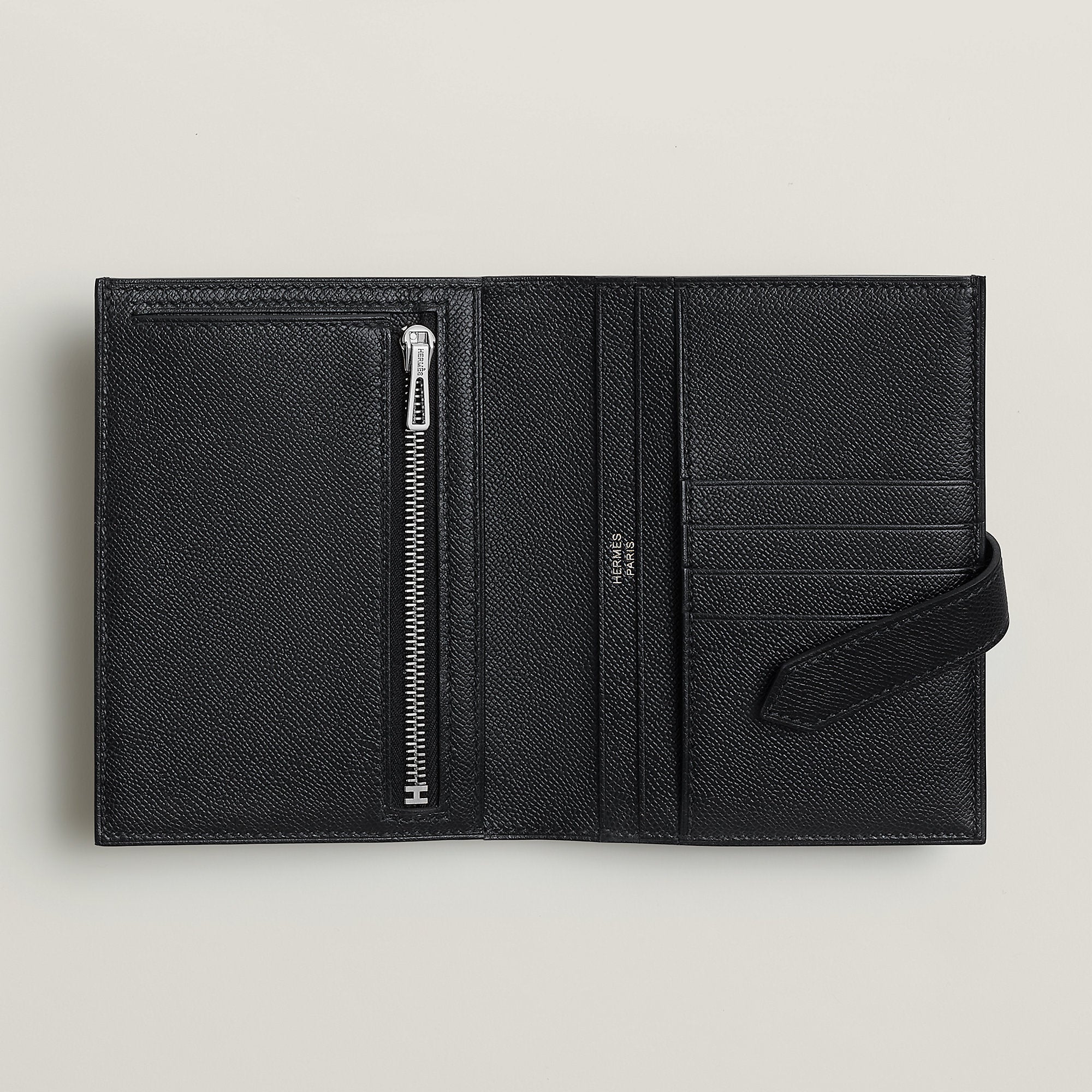  Hermes Bearn Compact Wallet Noir