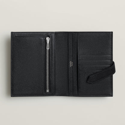  Hermes Bearn Compact Wallet Noir