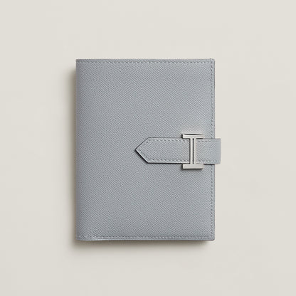  Hermes Bearn Compact Wallet Gris Pantin