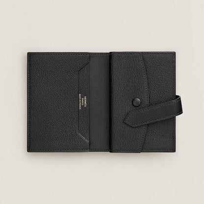  Hermes Bearn Mini Wallet Noir