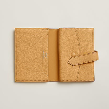  Hermes Bearn Mini Wallet Paille