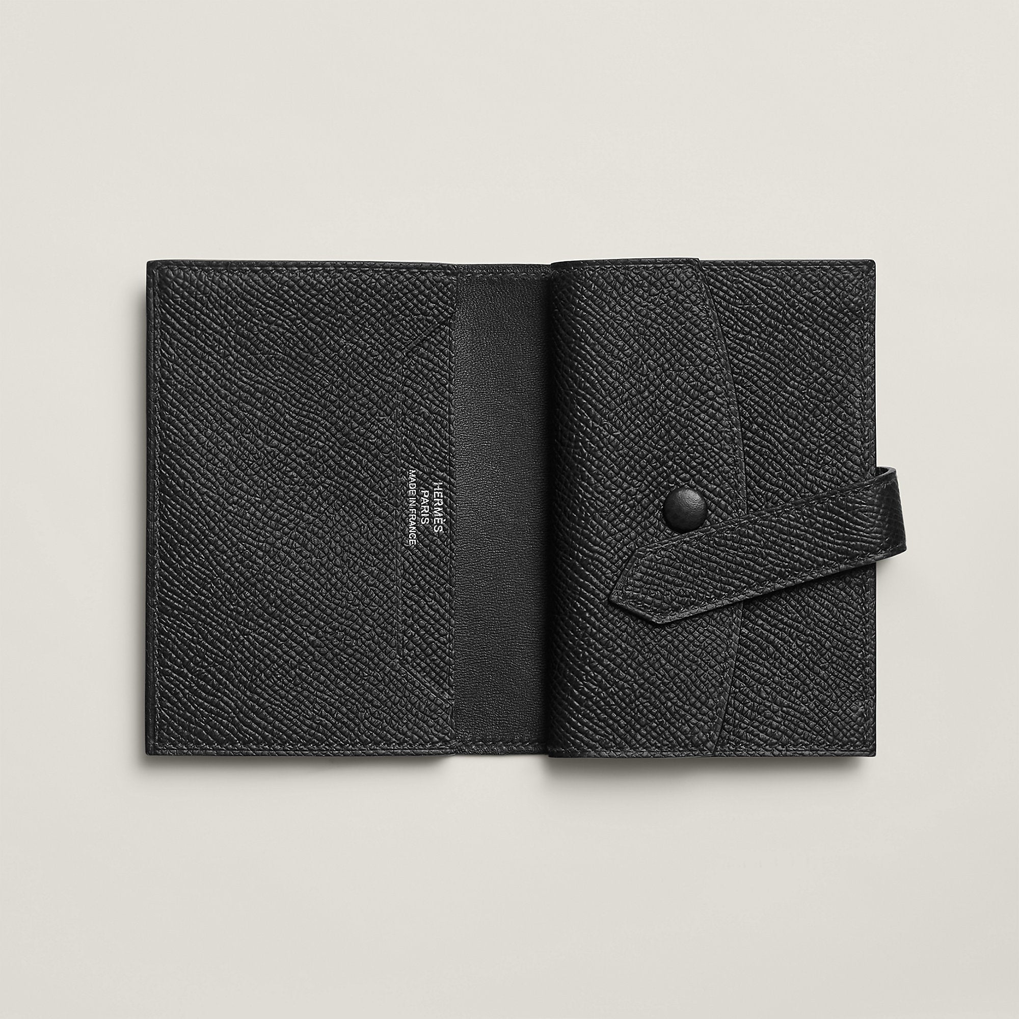  Hermes Bearn Mini Wallet Noir