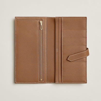  Hermes Bearn Wallet Gold
