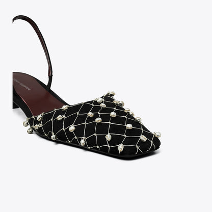 Tory Burch Bell Slingback PERFECT BLACK