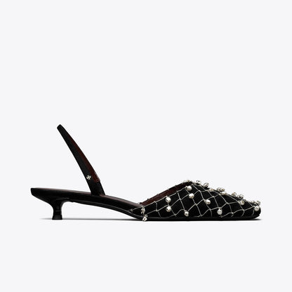 Tory Burch Bell Slingback PERFECT BLACK