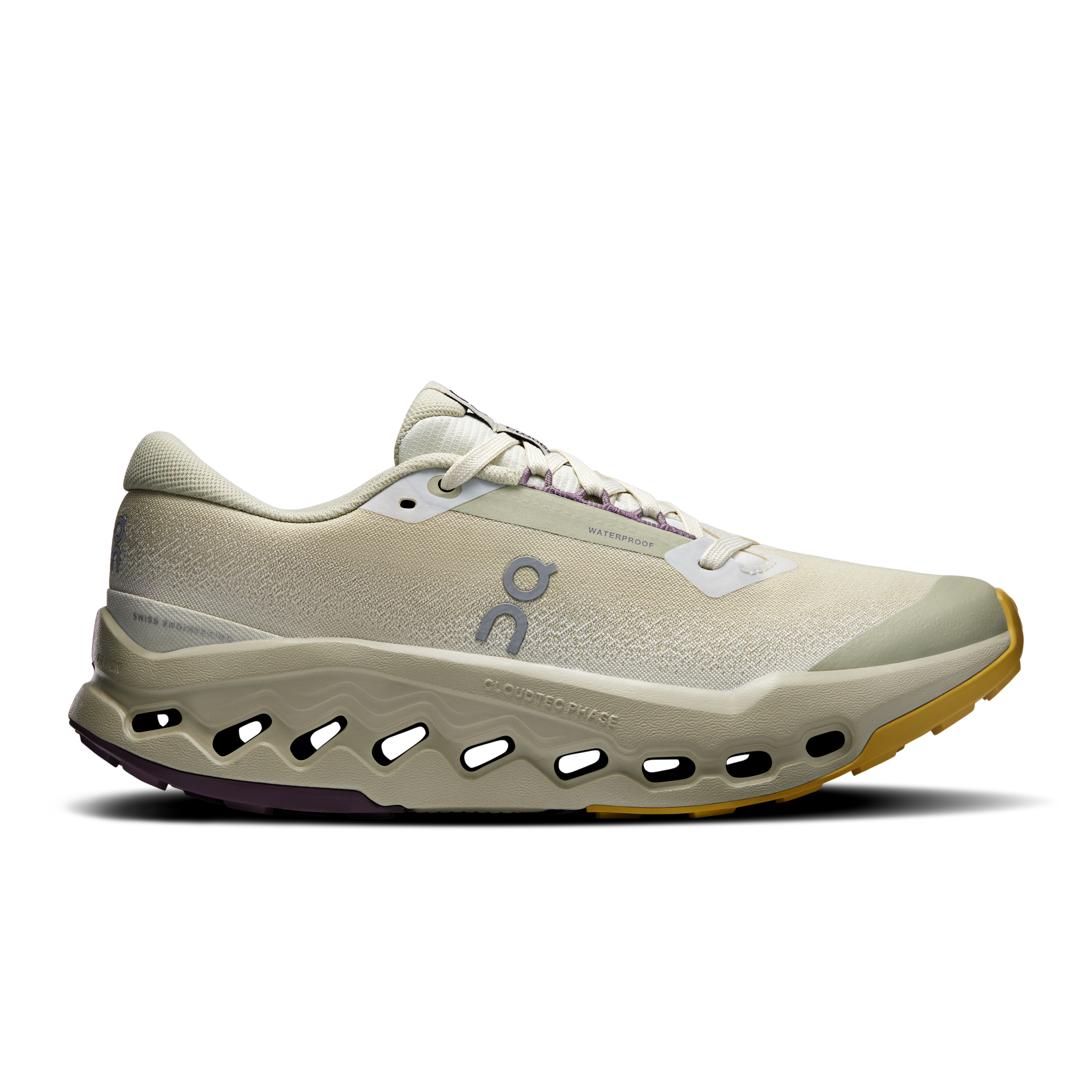 On Cloudsurfer Trail 2 Waterproof Ghost Chalk (Women'S)