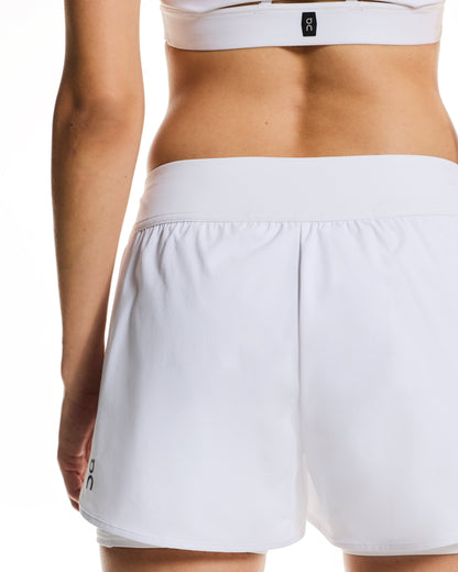On 3" Court Shorts 2-In-1 White (Women'S)