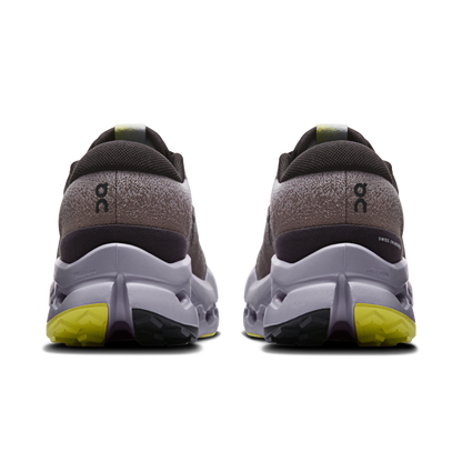 on running cloudsurfer trail 2 waterproof black lilac (women's)