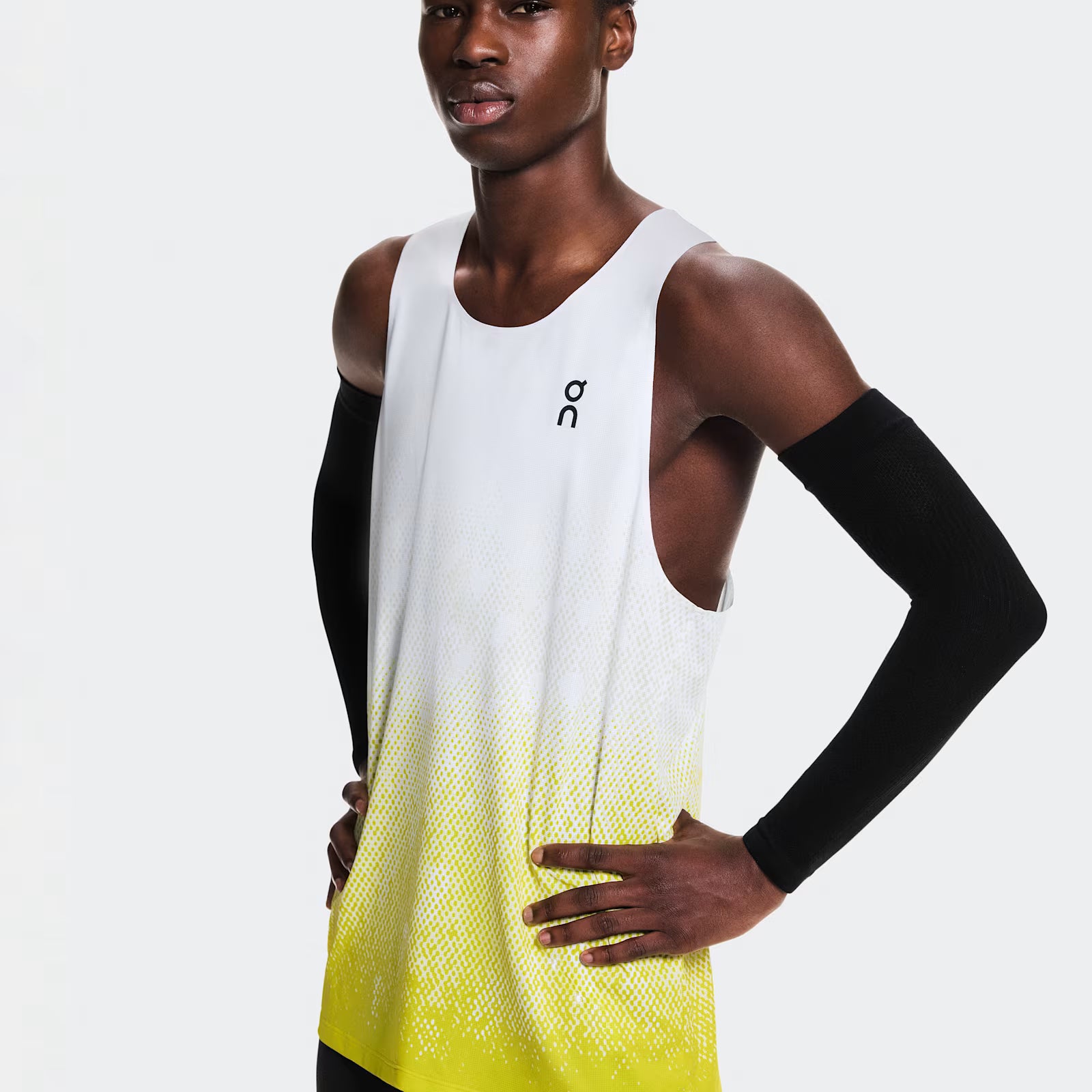 On Zero Singlet White | Lime