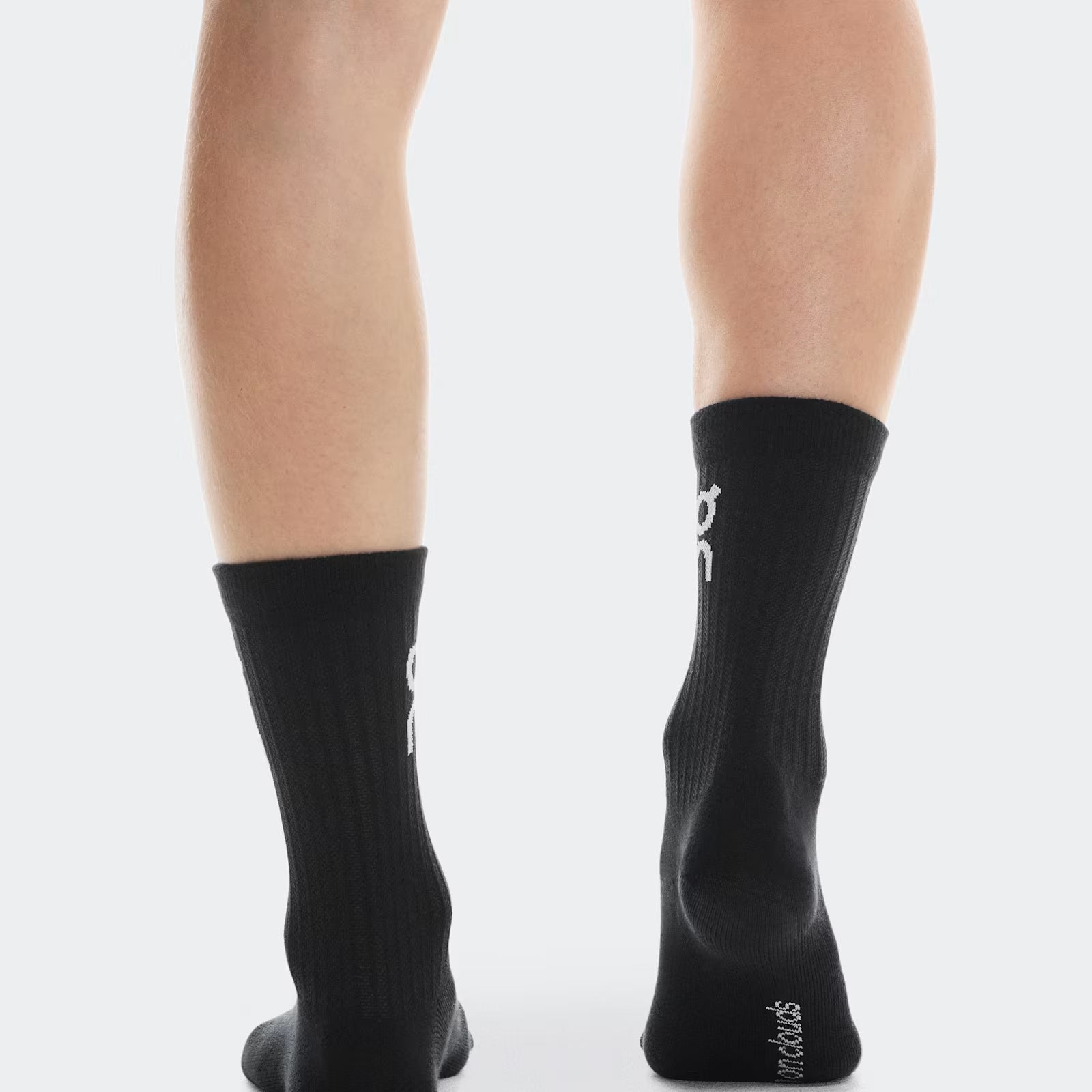 On Logo Sock High 3P Black