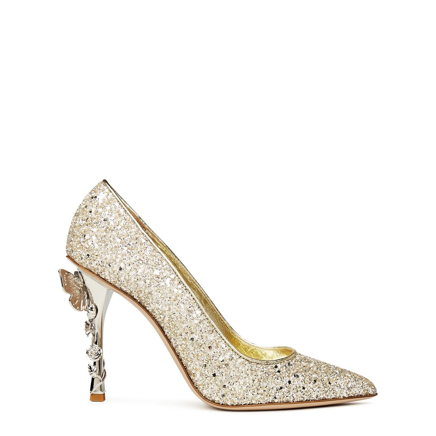  Blossom Pumps Champgne Glittr