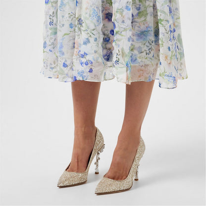  Blossom Pumps Champgne Glittr