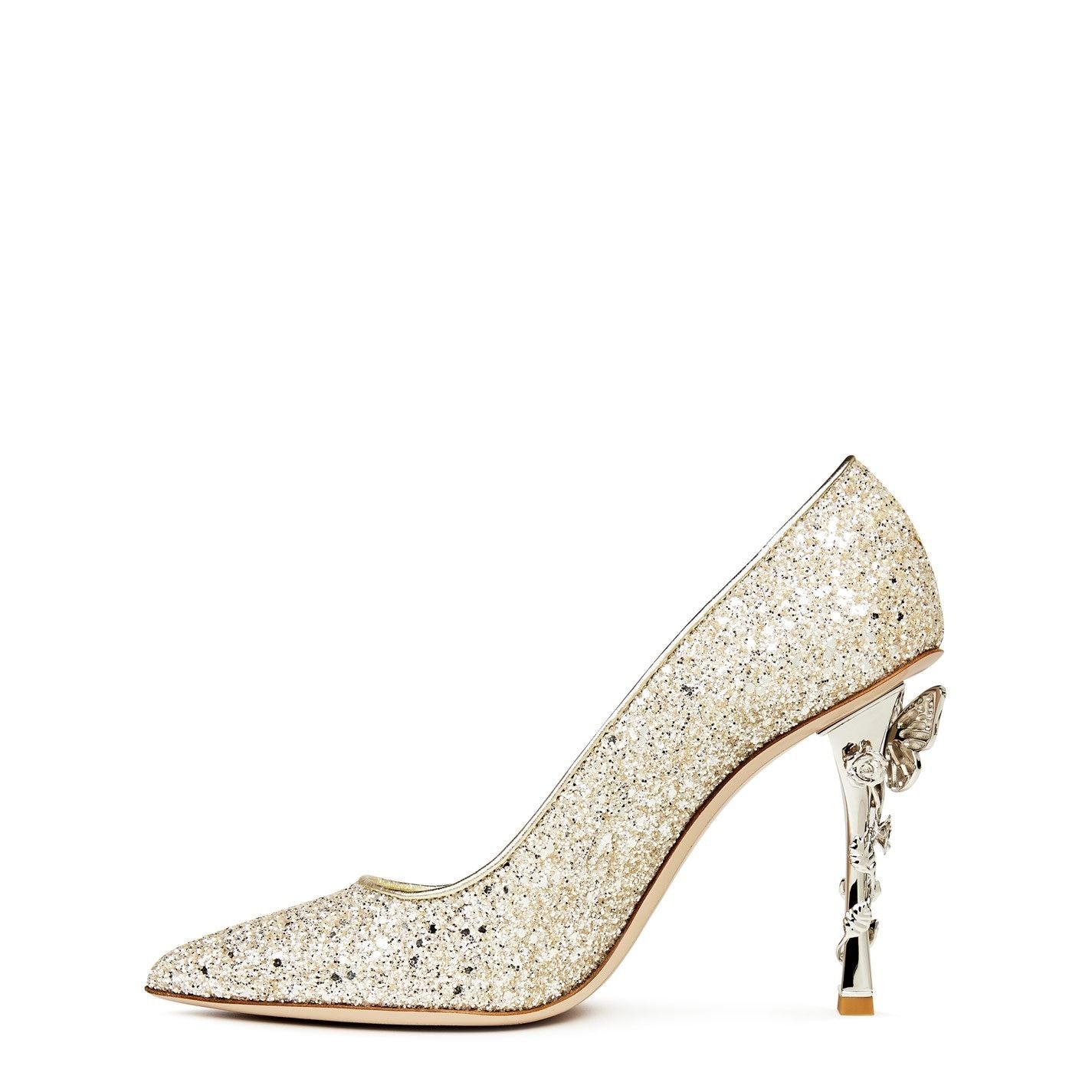  Blossom Pumps Champgne Glittr