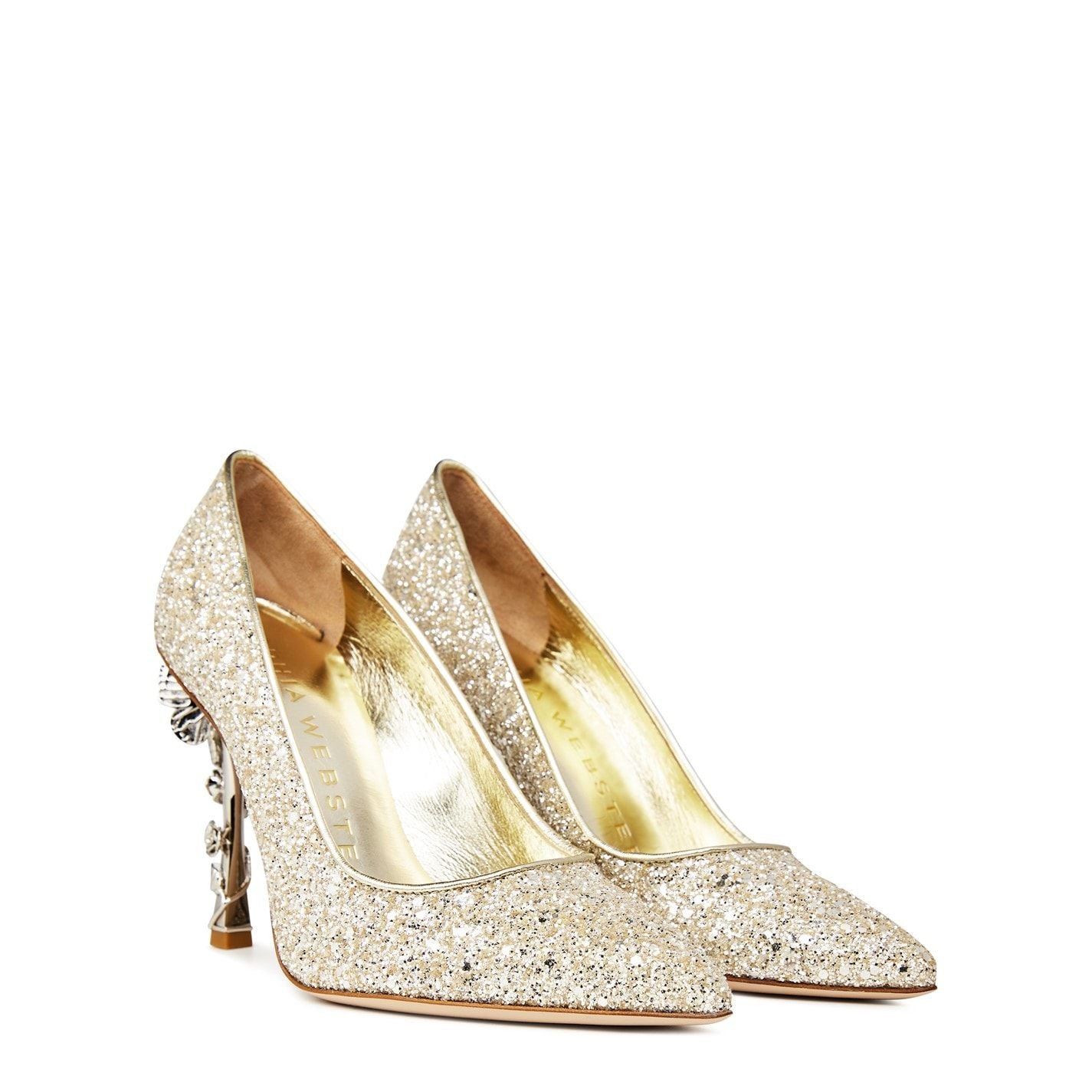  Blossom Pumps Champgne Glittr