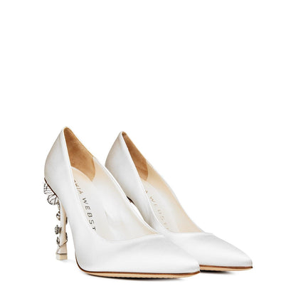  Blossom Pumps Ivory Satin