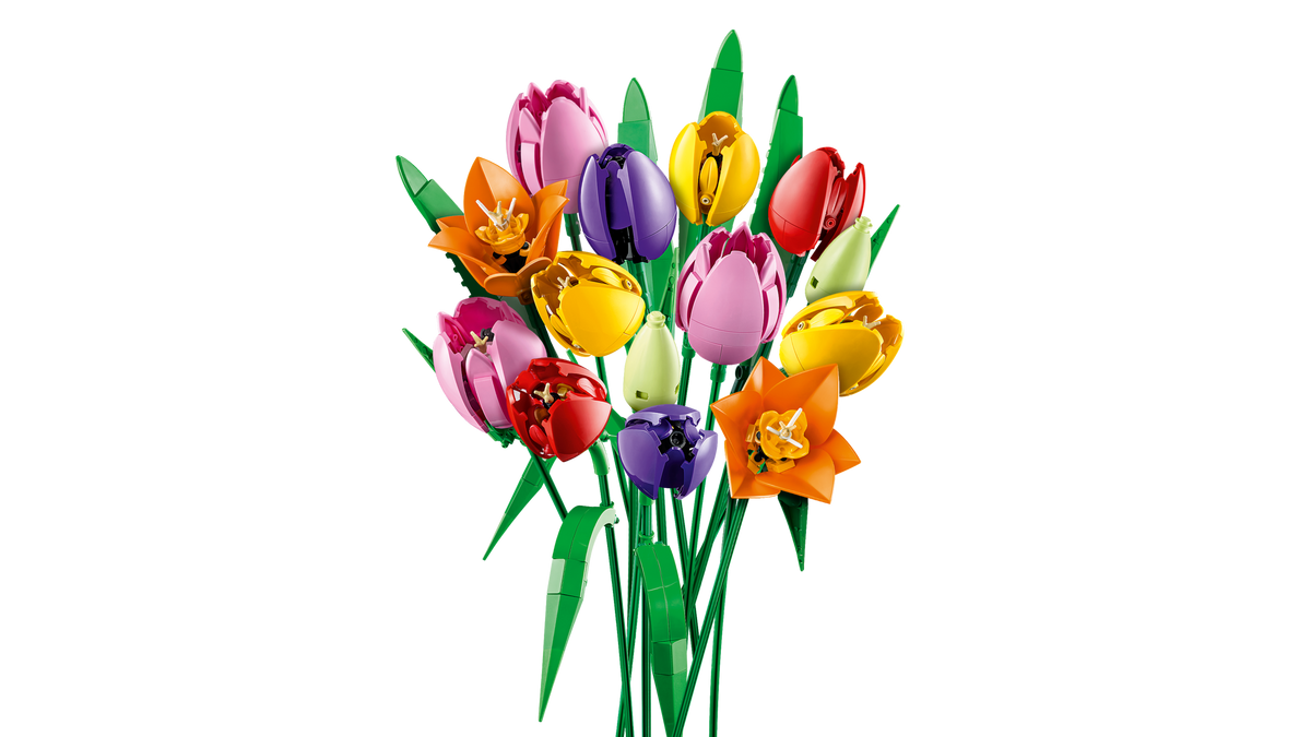 Lego Tulip Bouquet, packaging