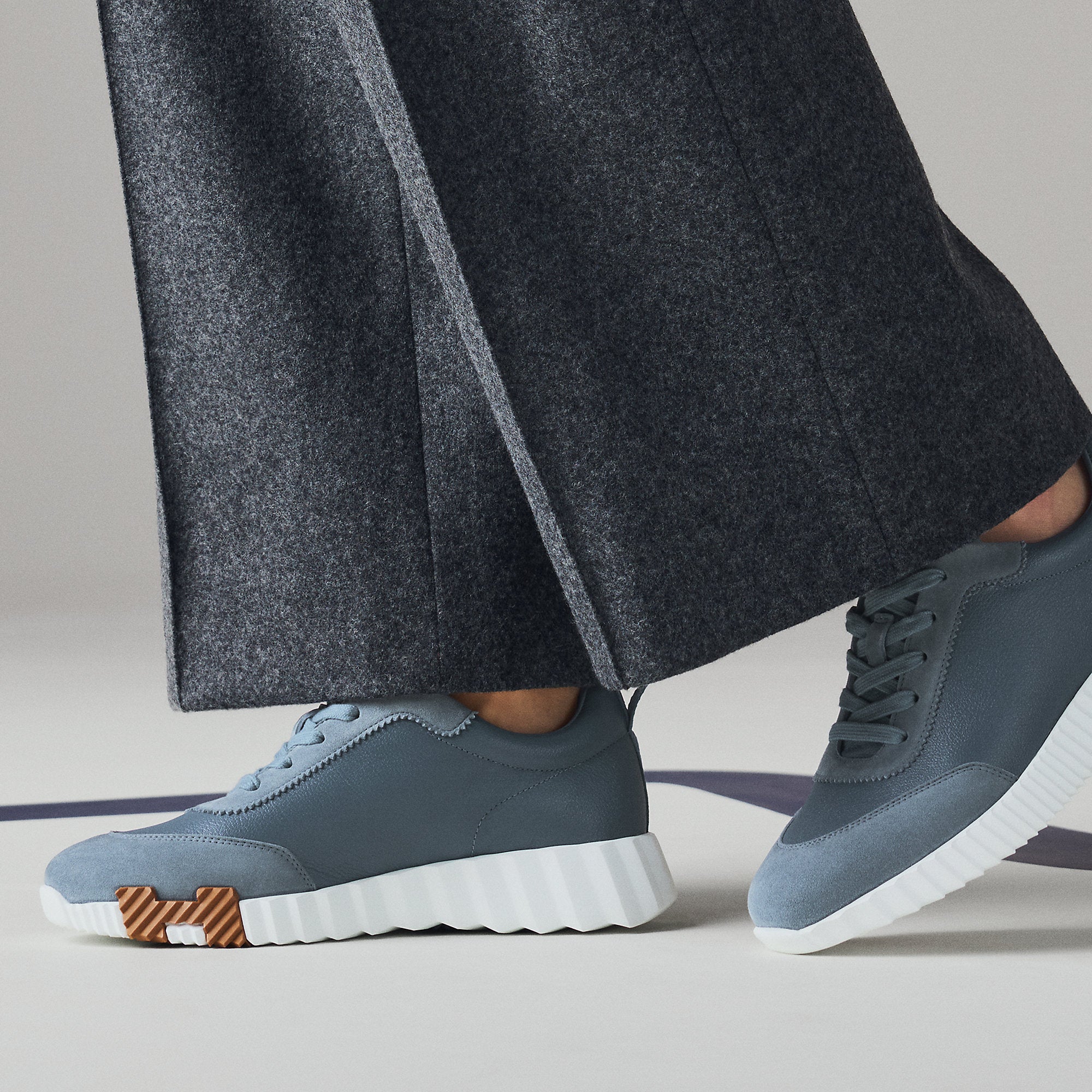  Hermes Bouncing Sneaker Bleu Mer