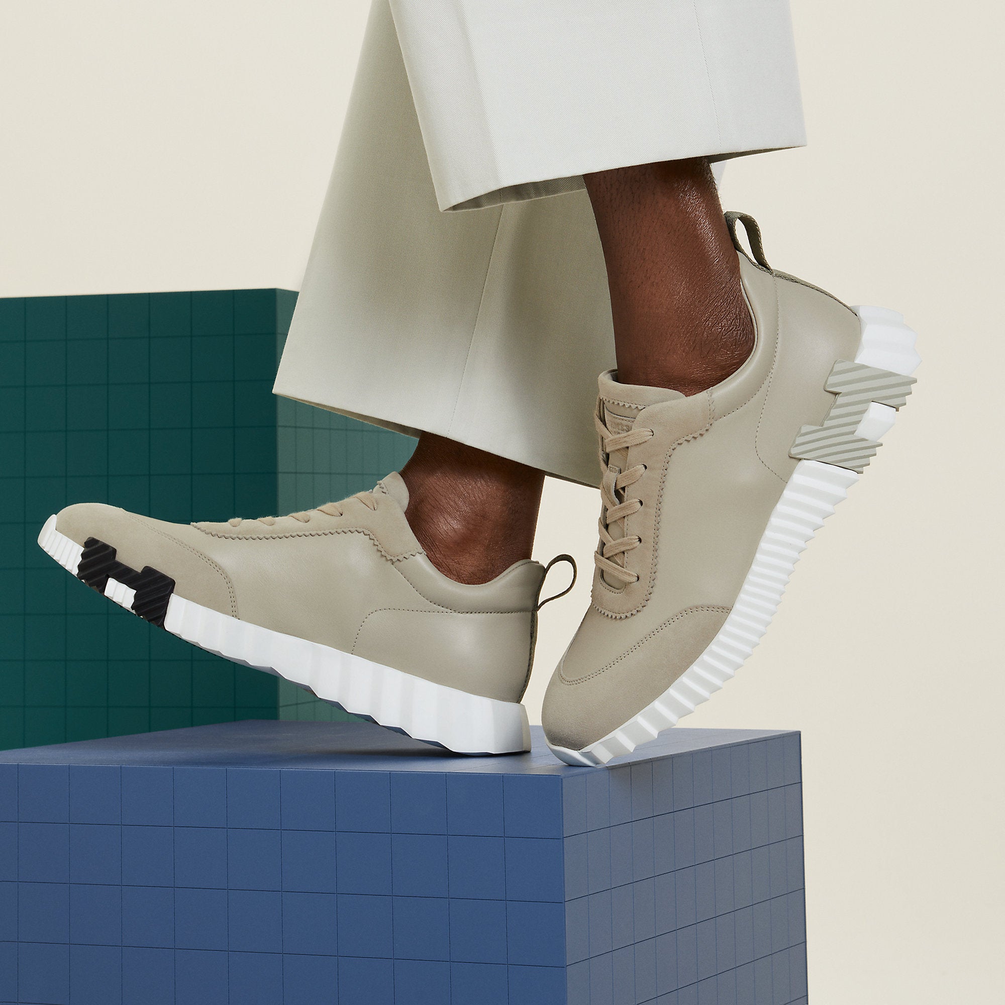  Hermes Bouncing Sneaker Noir