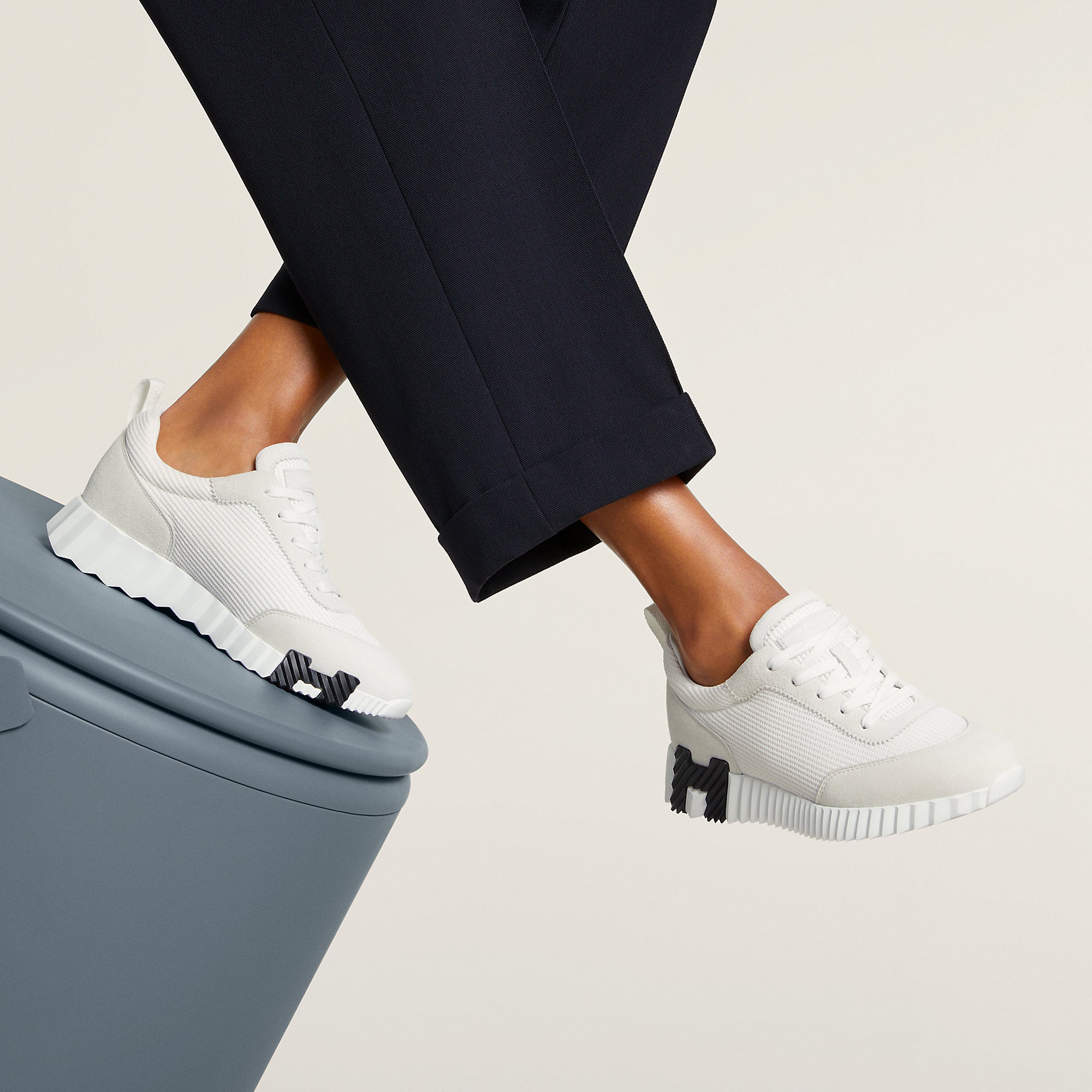  Hermes Bouncing Sneaker Blanc