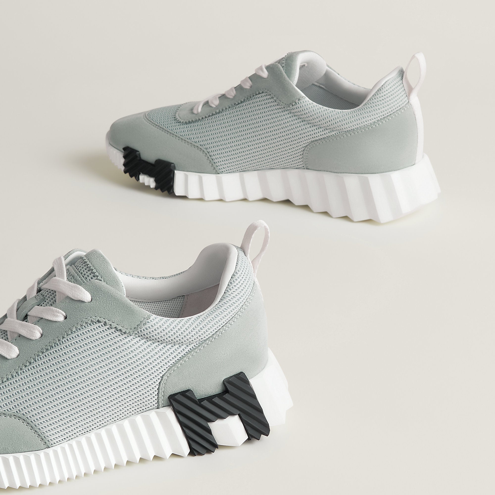 Hermes Bouncing Sneaker Gris Nuage