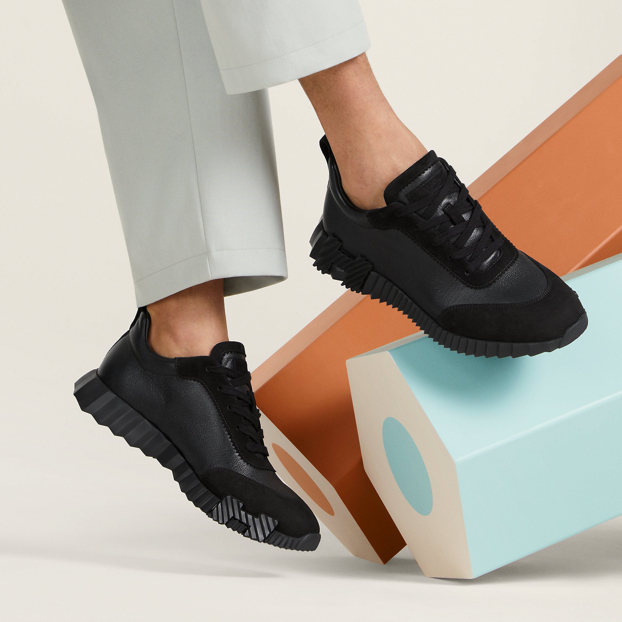  Hermes Bouncing Sneaker Noir