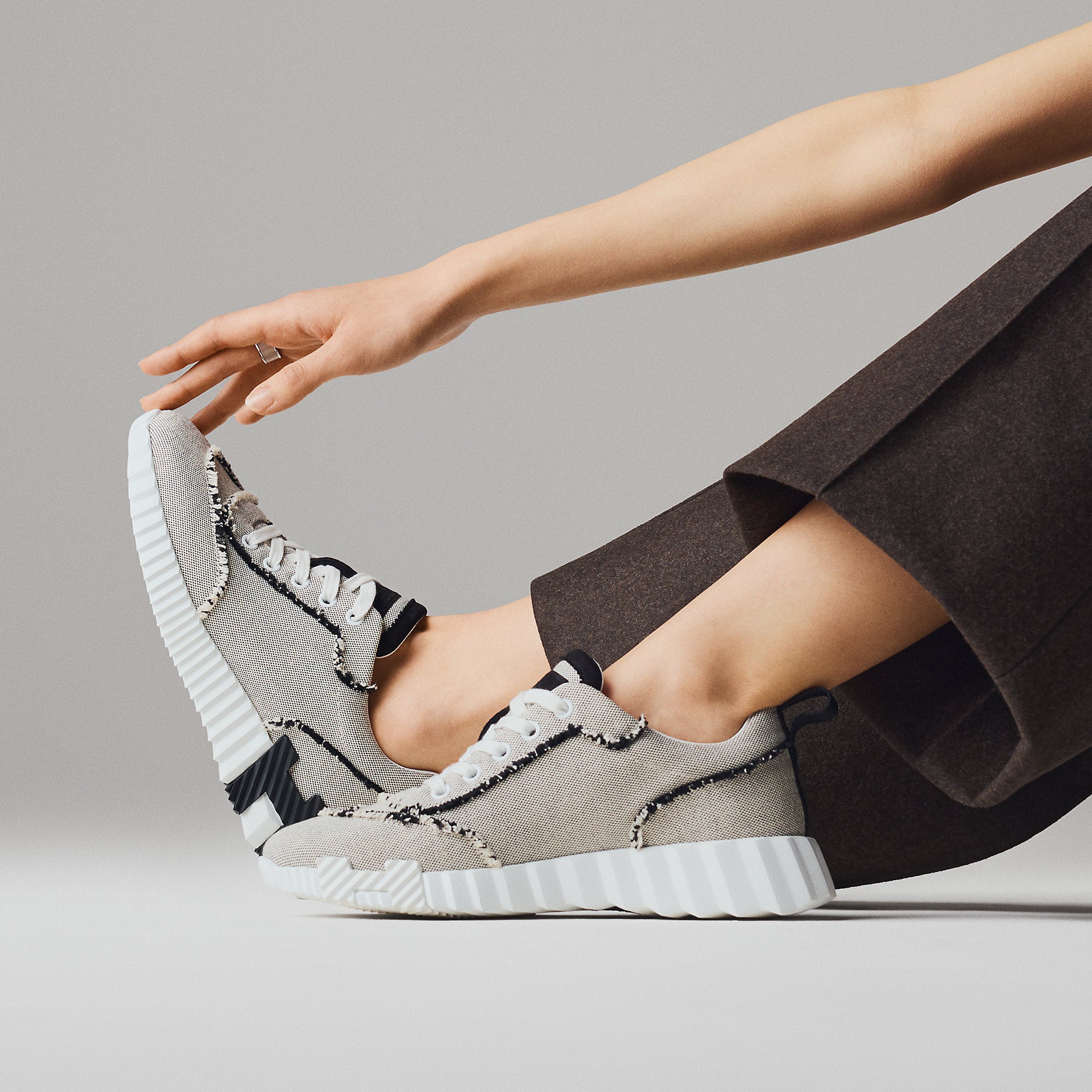  Hermes Bouncing Sneaker Noir