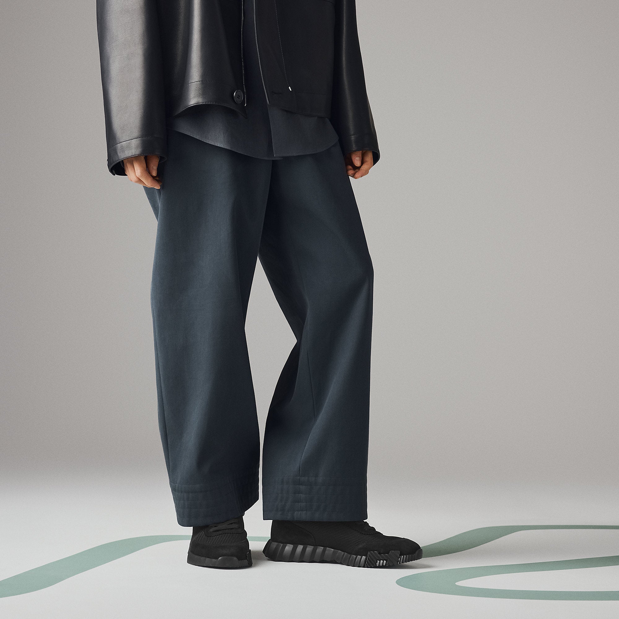  Hermes Bouncing Sneaker Noir
