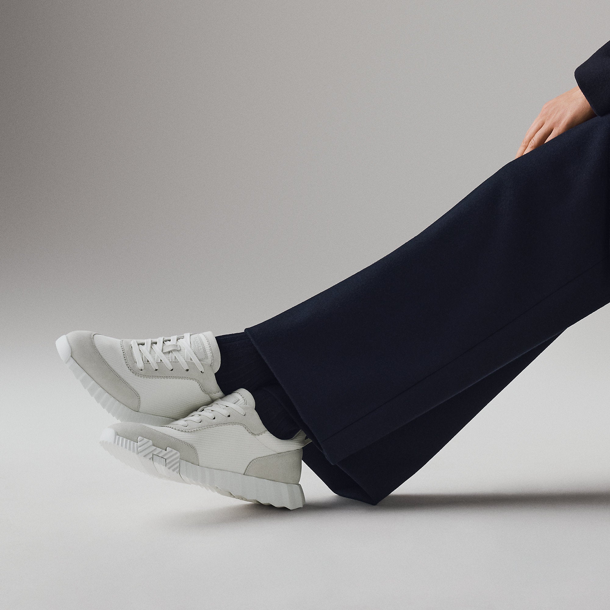  Hermes Bouncing Sneaker Blanc