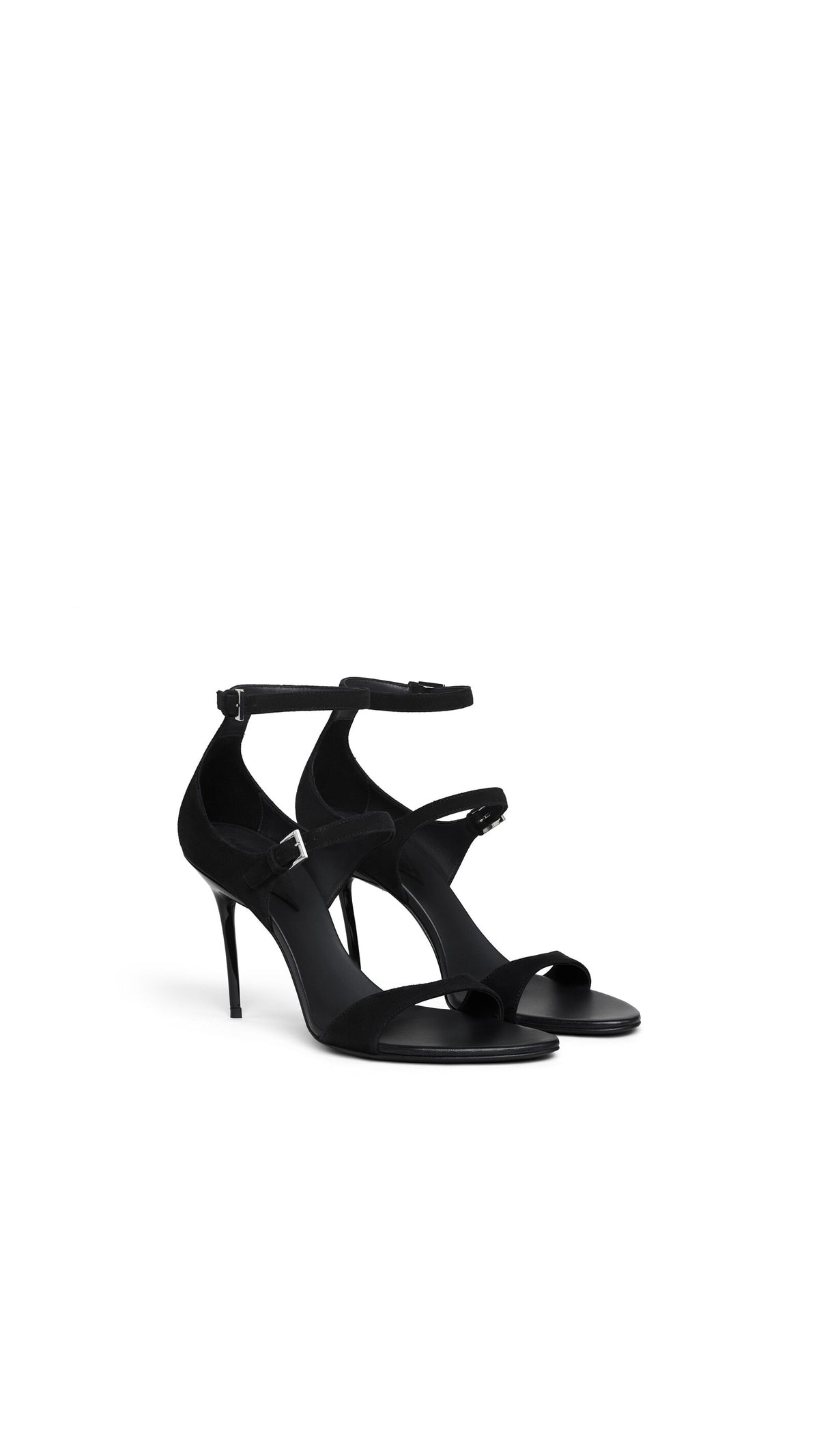 Alaïa Drop Strappy Sandals In Suede
