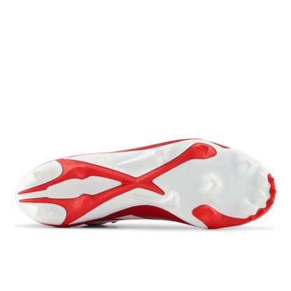 New Balance Burnx5 Nb White with Team Red and Black