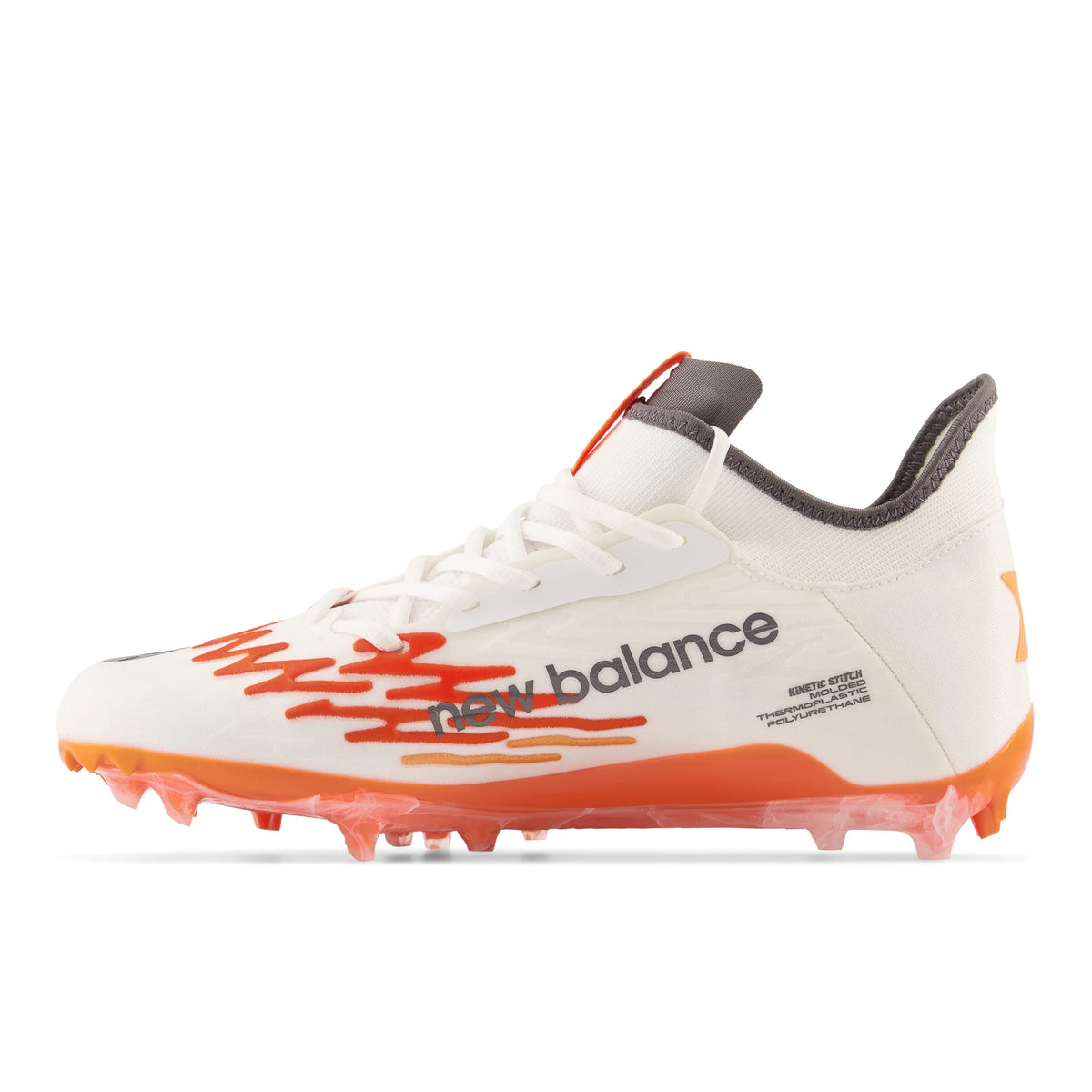 New Balance Burnx3 White with Grey and Orange