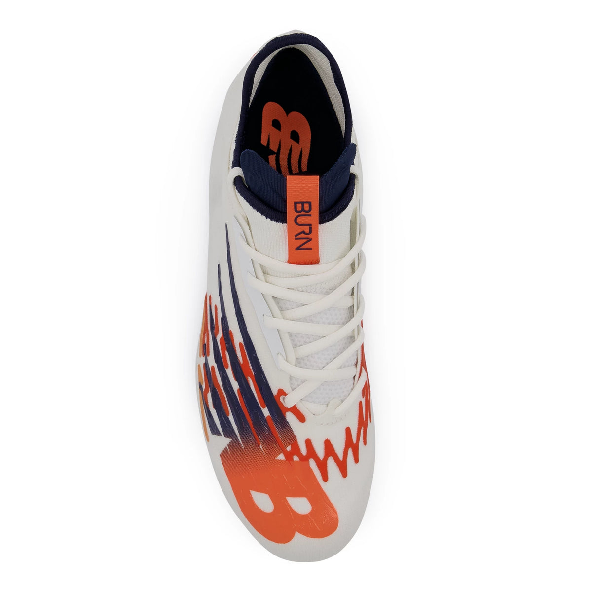 New Balance Burnx3 White with Grey and Orange