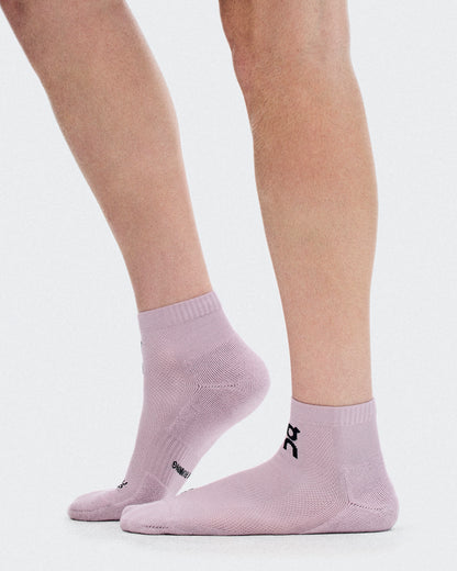 On Core Run Sock Mid 2P Foxglove | Mallow