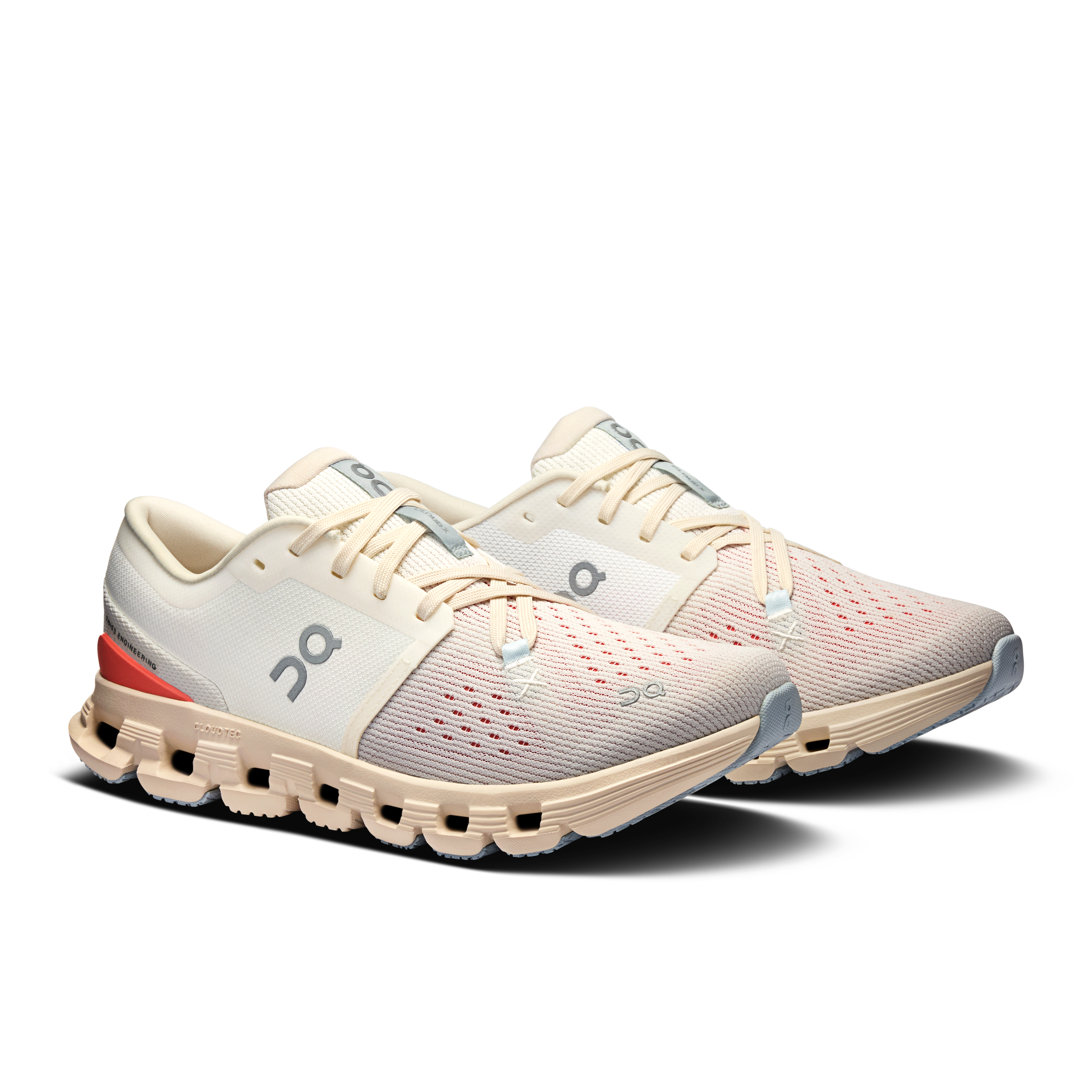 On Cloud X 4 Ivory Salmon (Women'S)