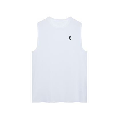On Court Tank All White