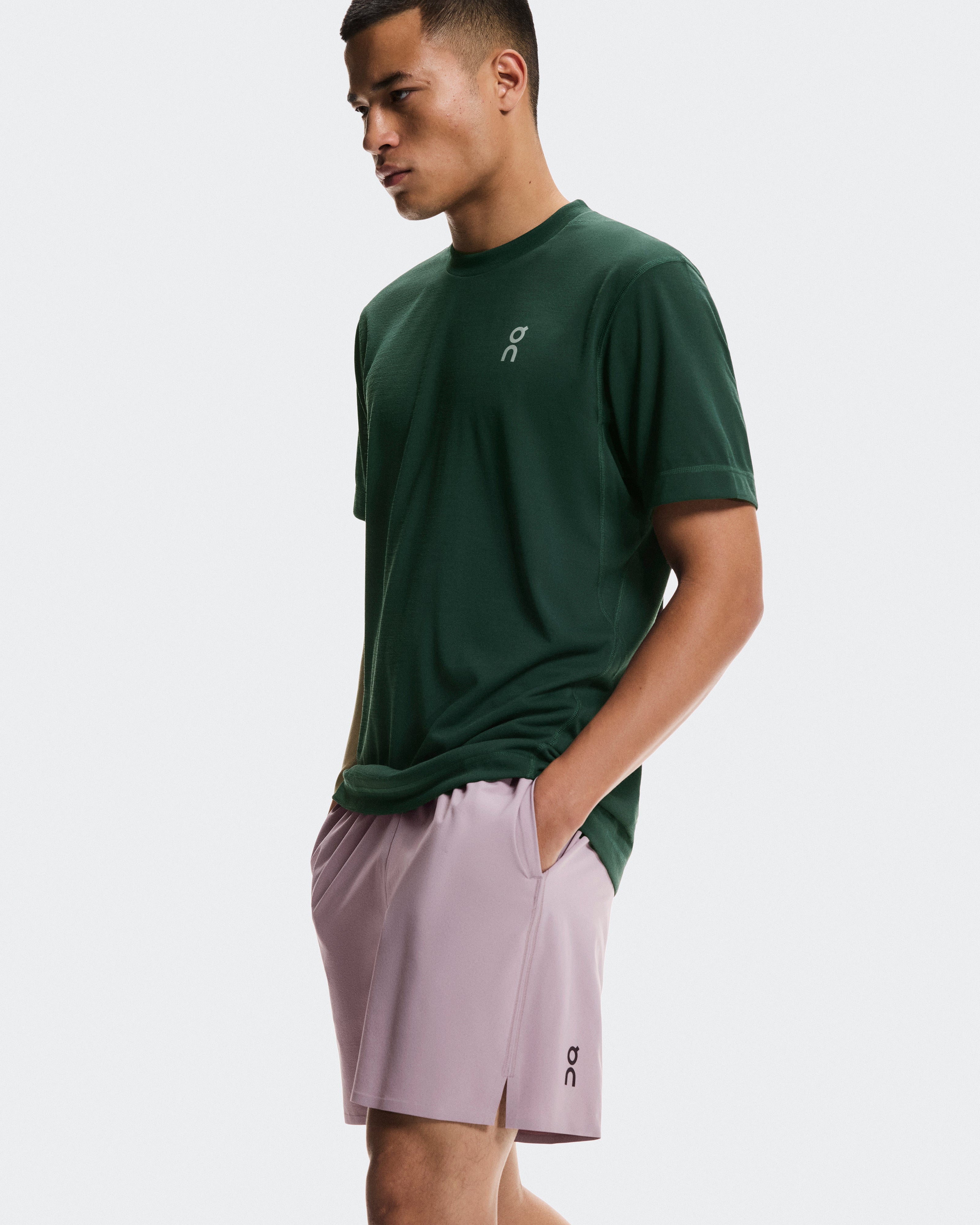 On Focus Shorts Heron